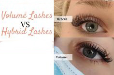 hybrid vs volume eyelash