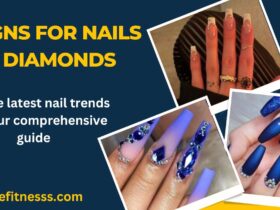 Designs for nails with diamonds