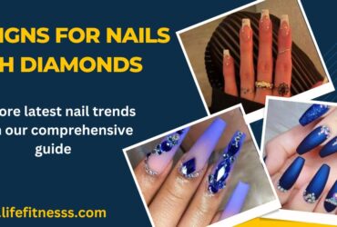 Designs for nails with diamonds